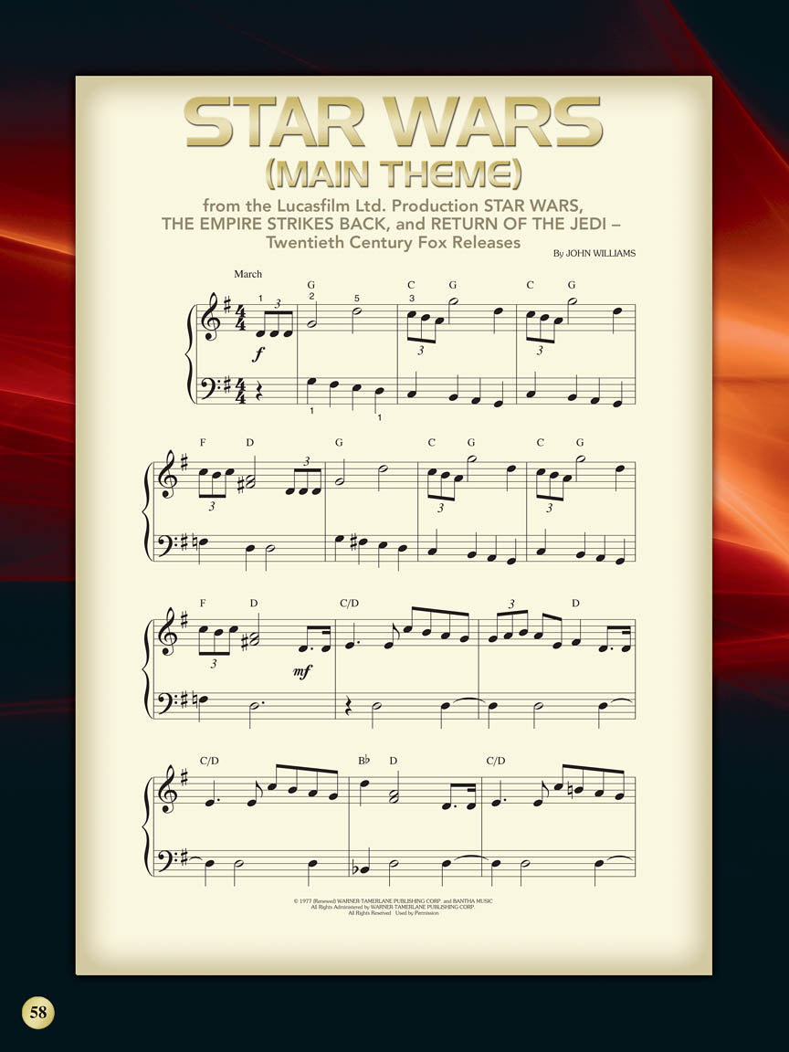 My First Movie Themes Songbook For Easy Piano & Keyboard