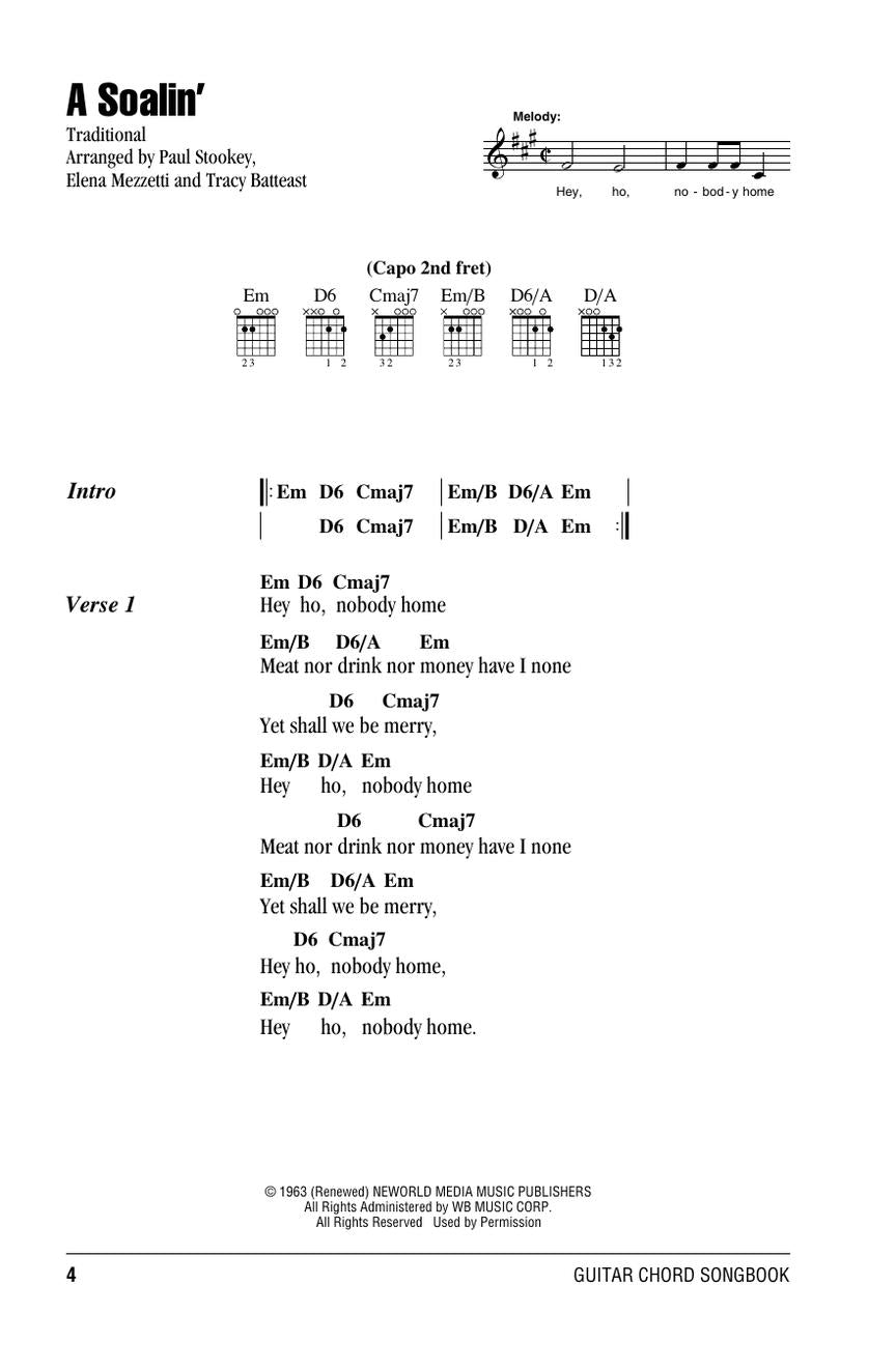 Guitar Chord Songbook - Peter Paul & Mary (43 Songs)