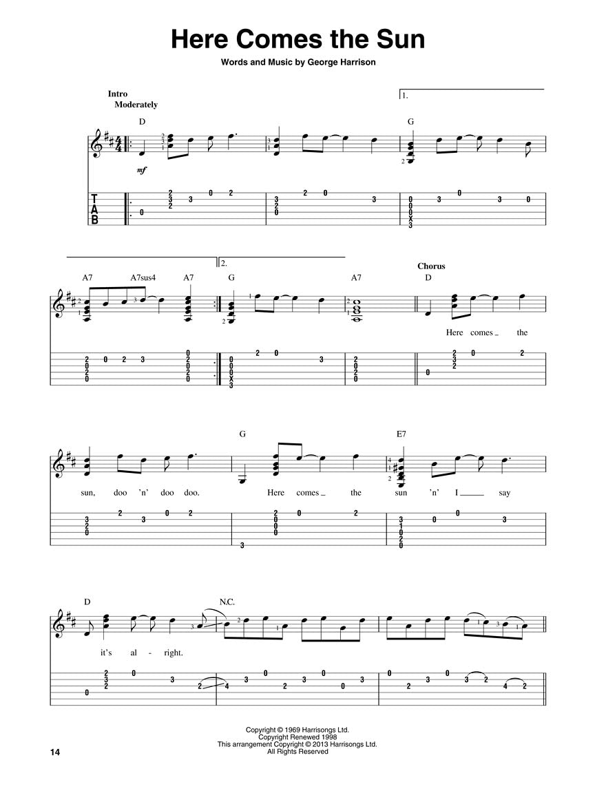 Beatles Beginning Solo Guitar Songbook