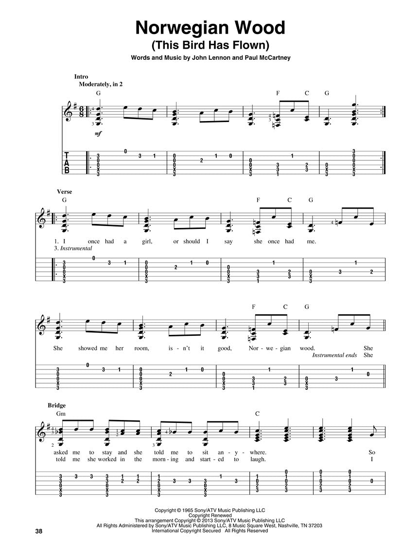 Beatles Beginning Solo Guitar Songbook