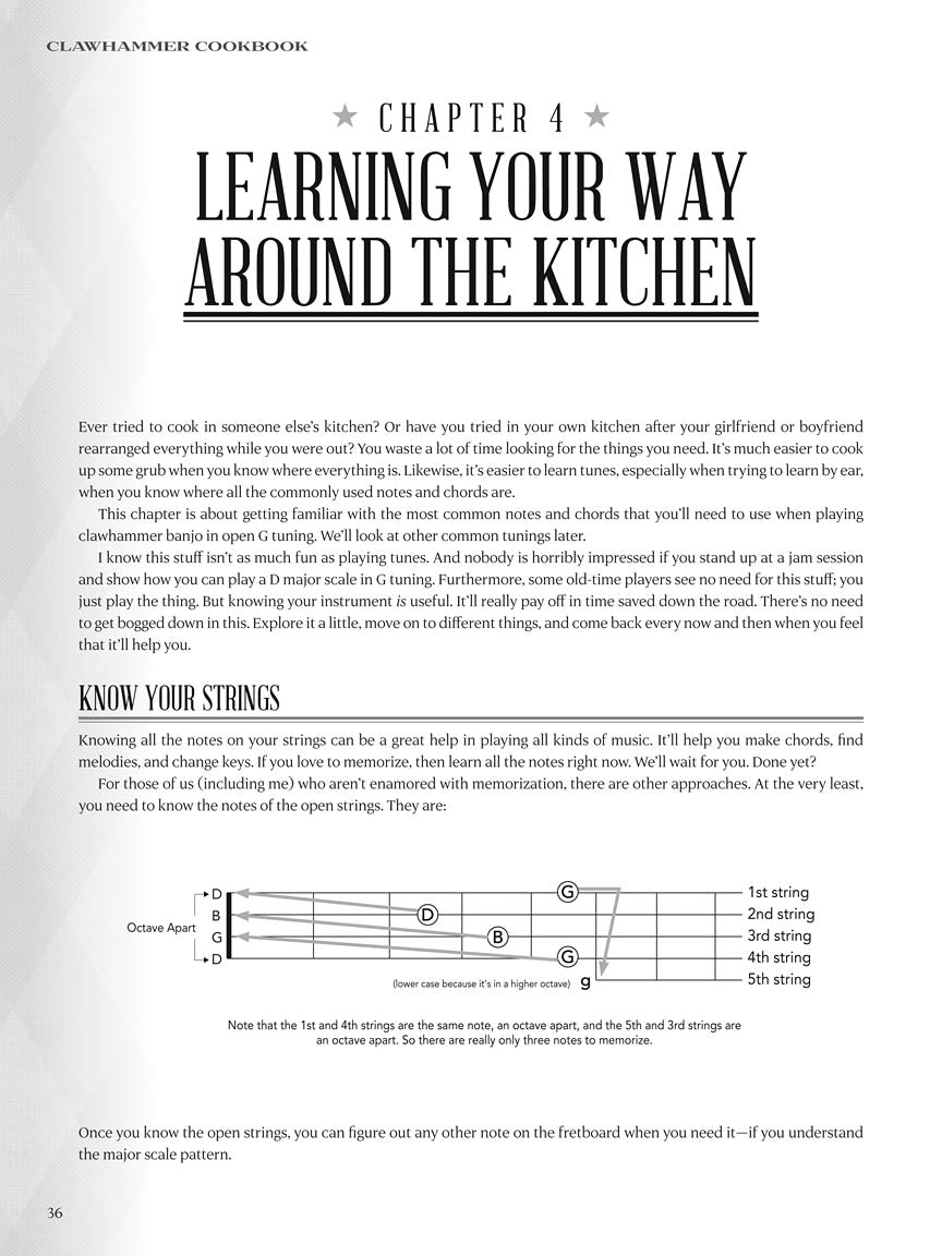 Clawhammer Cookbook Banjo (Book/Ola)