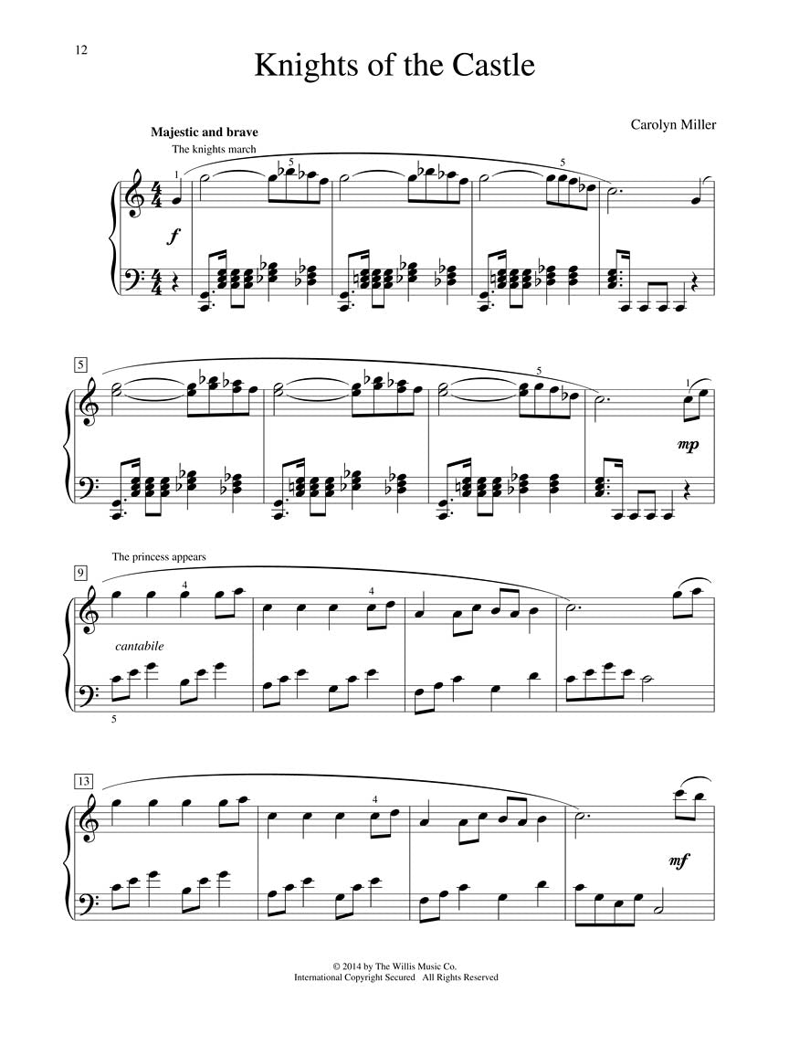 Piano Solos In Lyrical Style Book