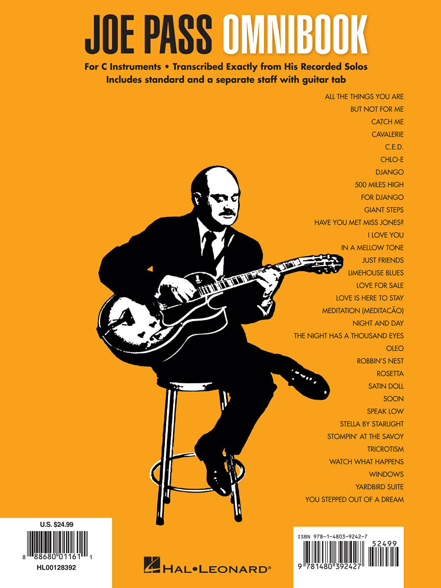 Joe Pass Omnibook - C Instruments Jazz