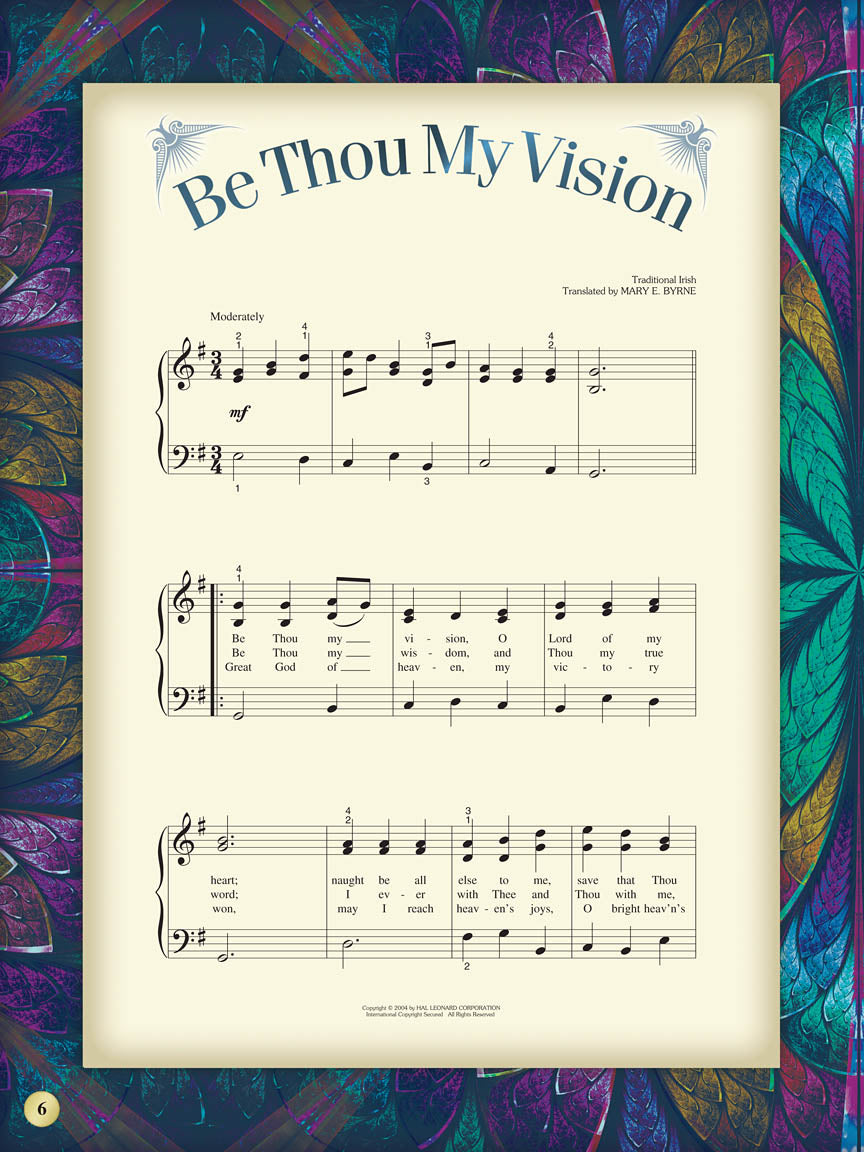 My First Hymns Songbook For Easy Piano Songbooks