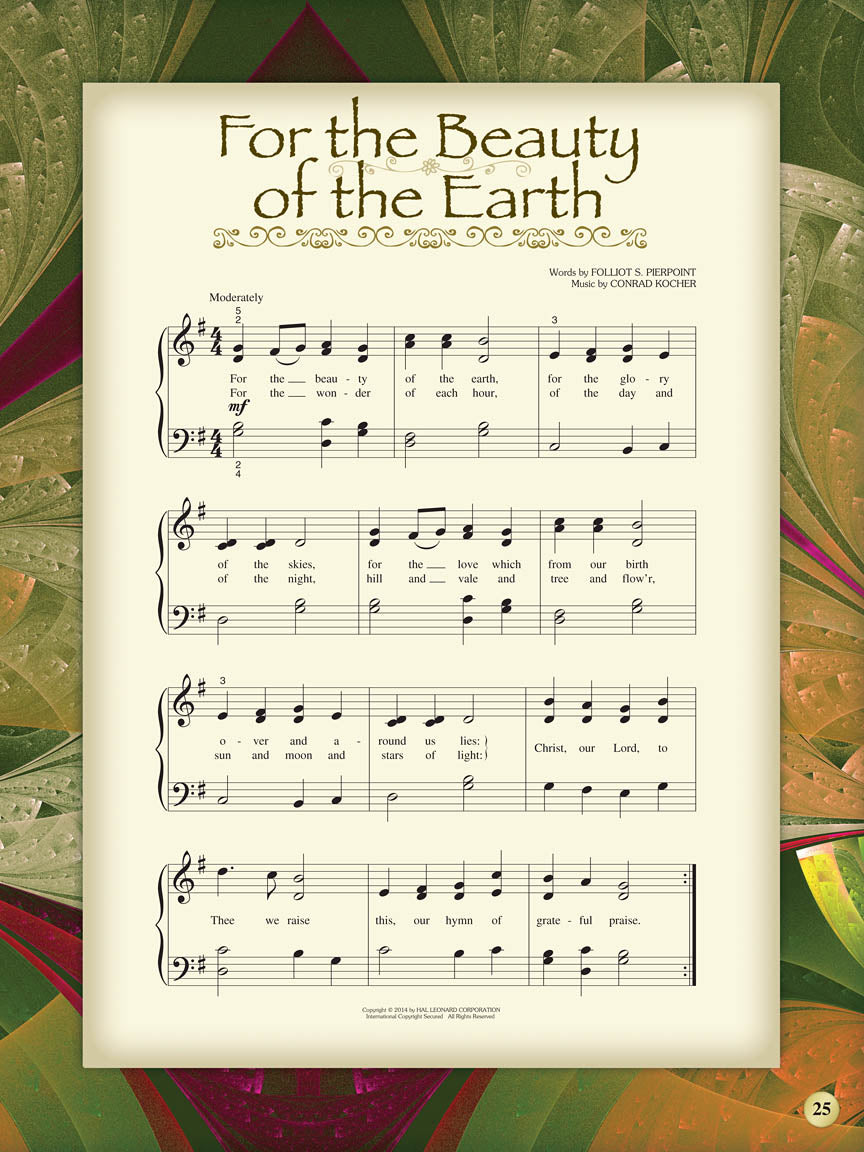 My First Hymns Songbook For Easy Piano Songbooks