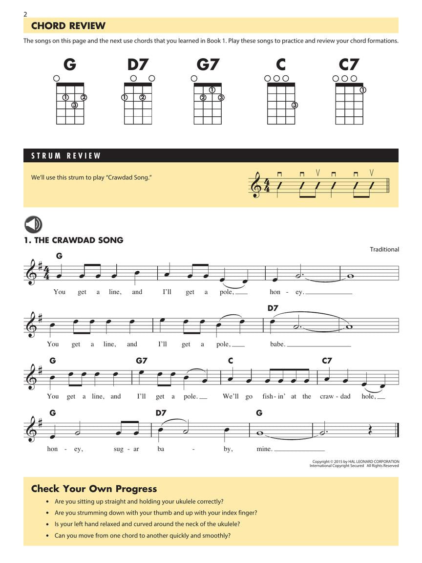 Essential Elements For Ukulele - Method Book 2 (Book/Ola)