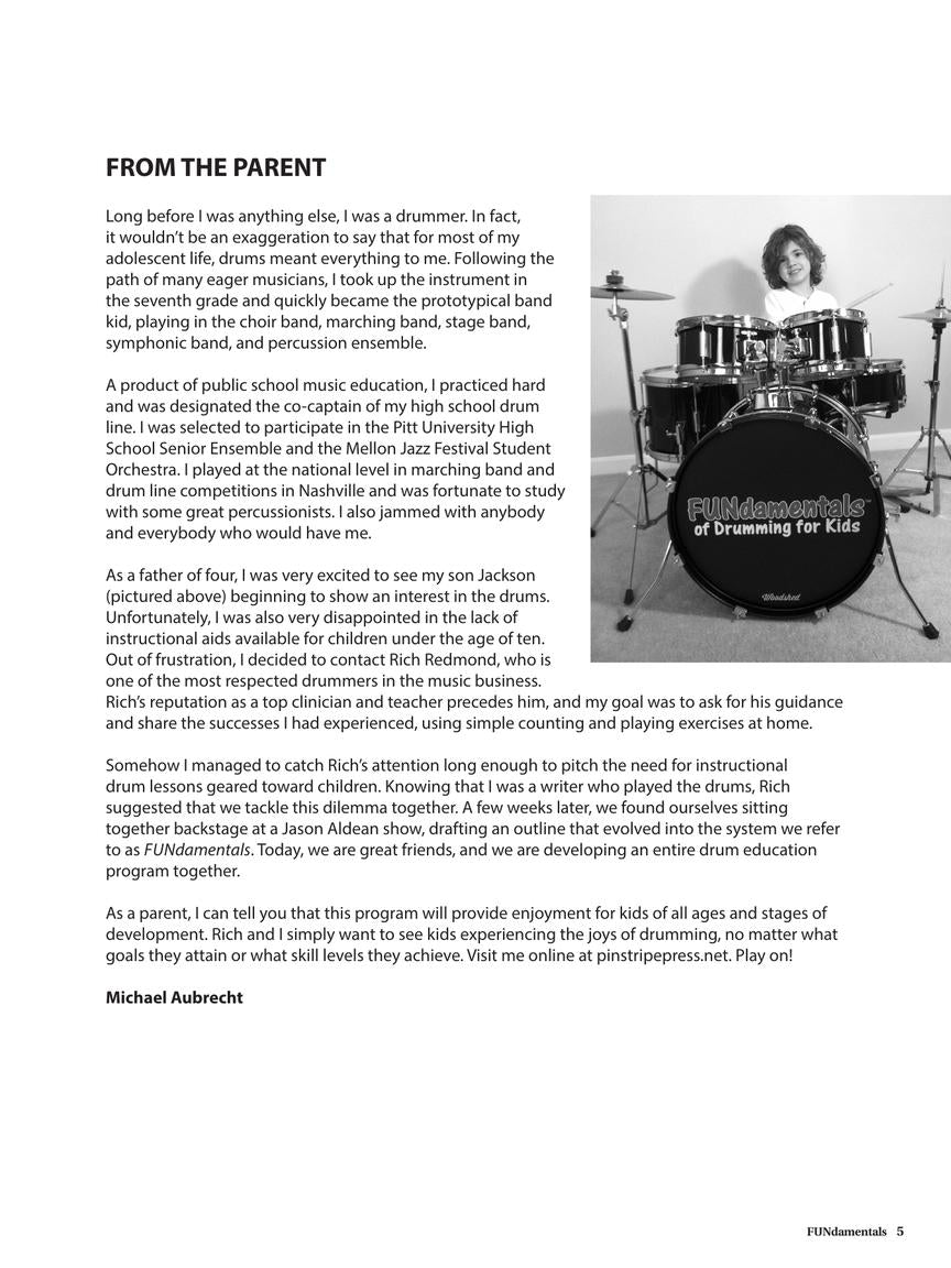 FUNdamentals Of Drumming For Kids Book/Dvd