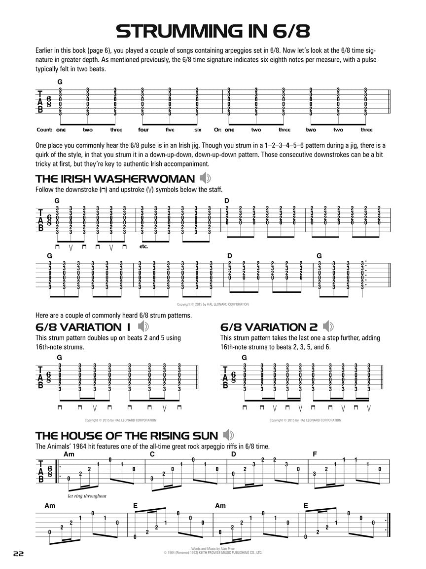 Hal Leonard Acoustic Guitar Tab Method - Book 2 (Book/Ola)