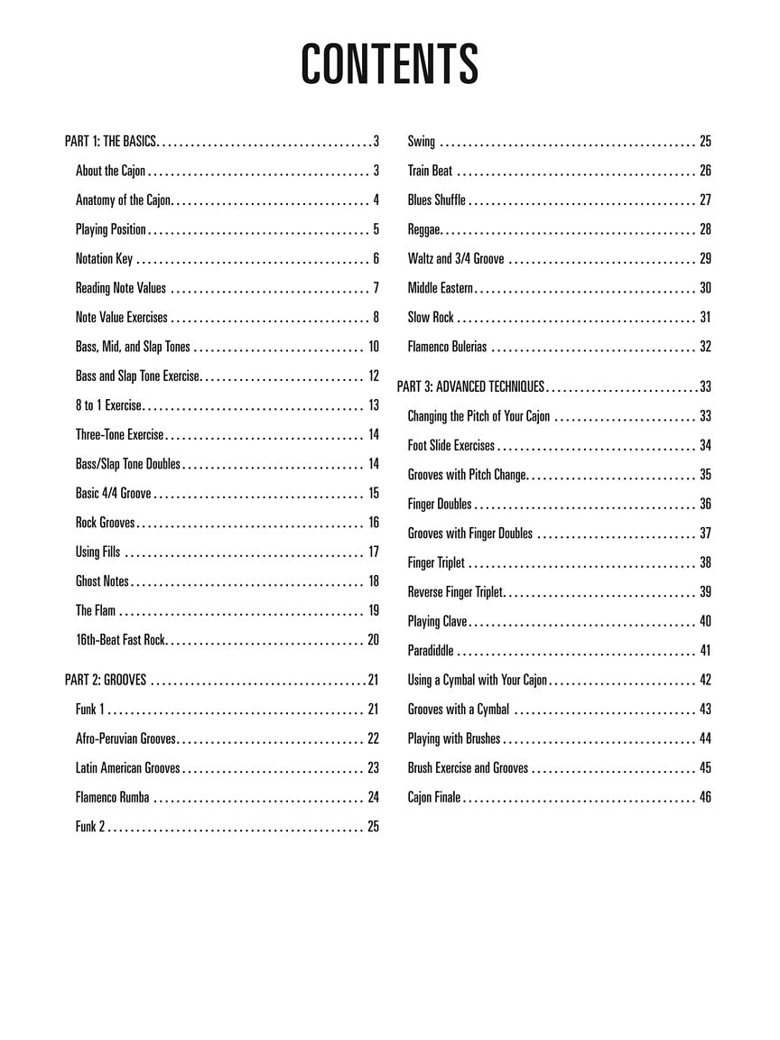 Hal Leonard Cajon Method - Book/Olm