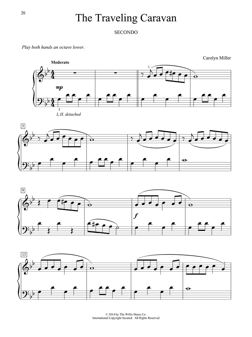 5 Easy Duets For Piano Book