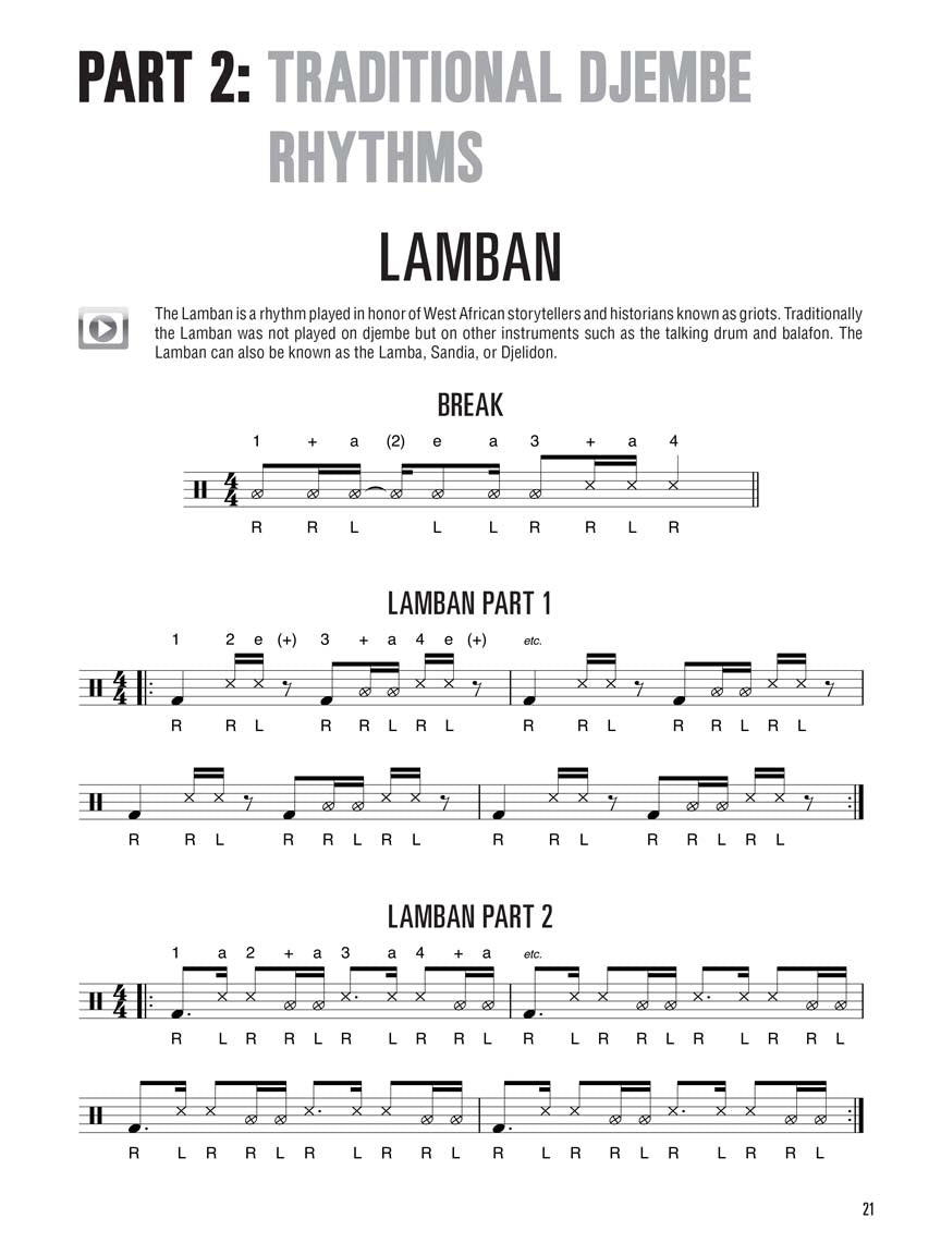 Hal Leonard - Djembe Method Book/Online Video