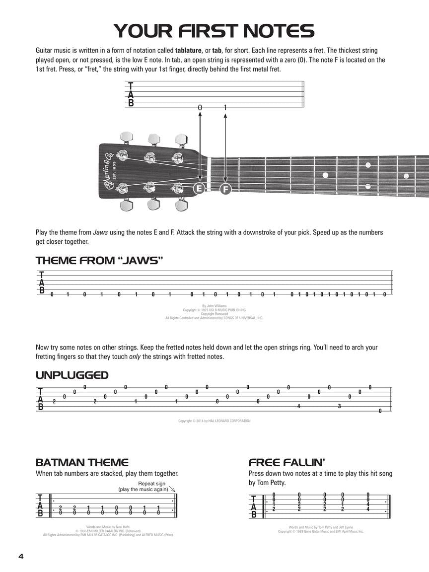 Hal Leonard Acoustic Guitar Tab Method - Book 1