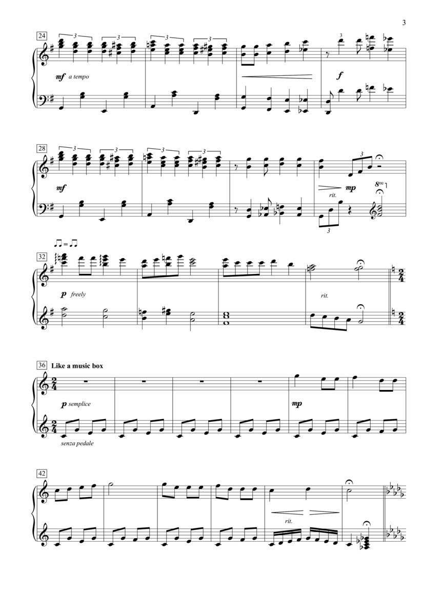 Warm Kitty (Theme And Variations) Piano Sheet Music