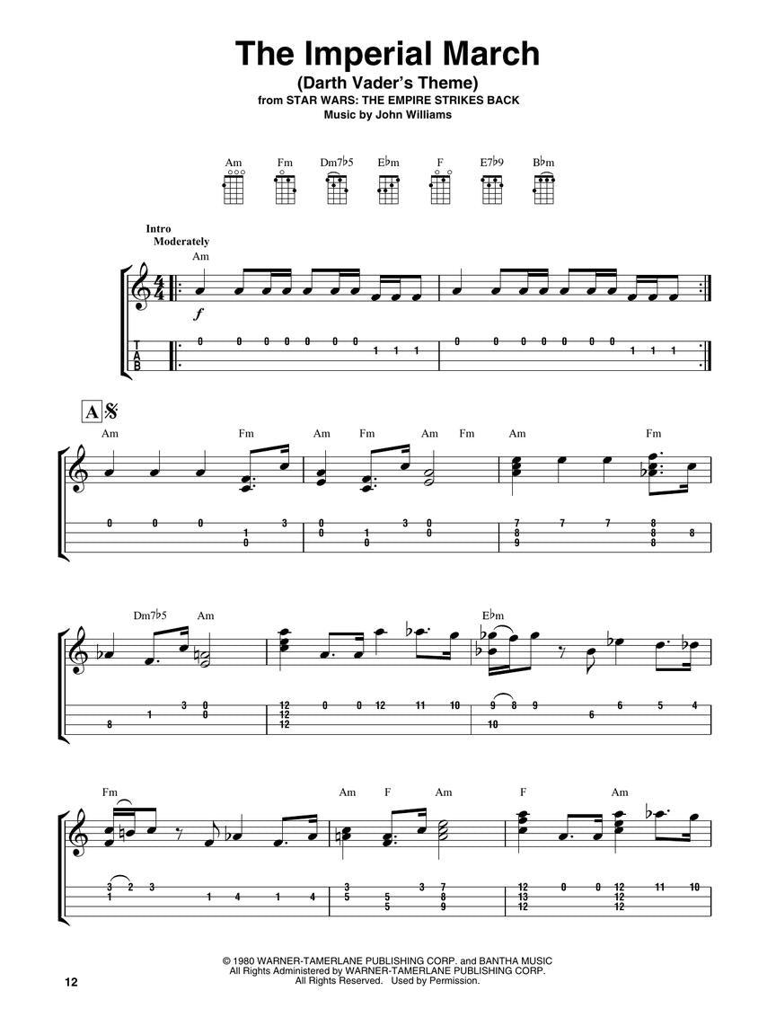 Star Wars - Ukulele Songbook