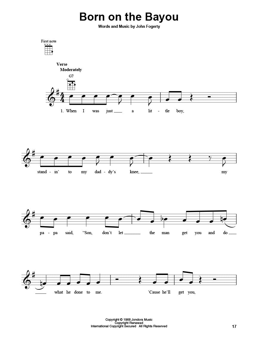 Simple Songs For Ukulele Book (50 Songs)