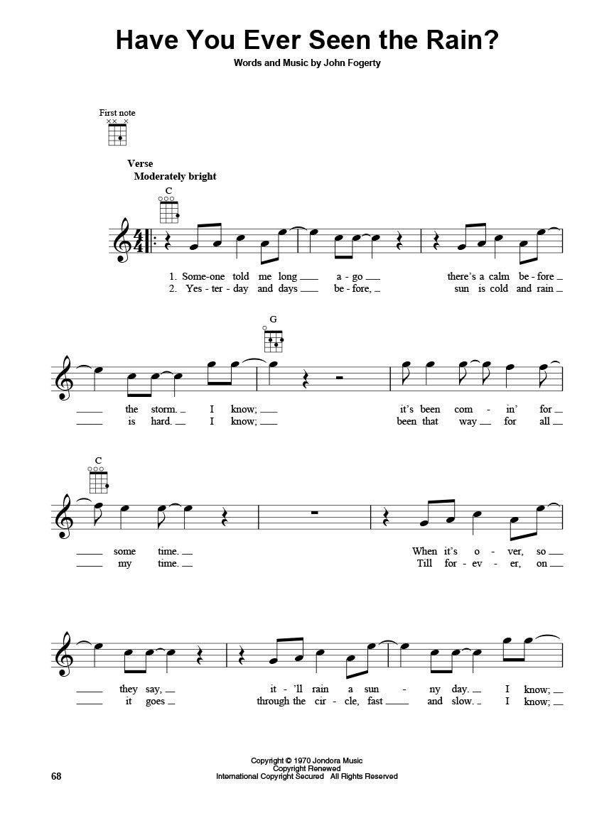 Simple Songs For Ukulele Book (50 Songs)