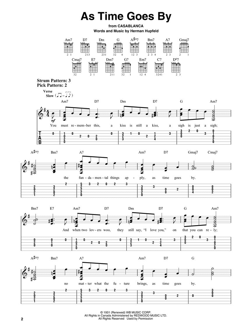 Jazz Classics For Easy Guitar Tab Book