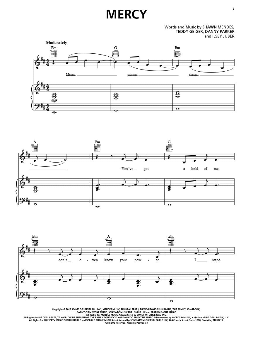 Shawn Mendes - Illuminate PVG Songbook