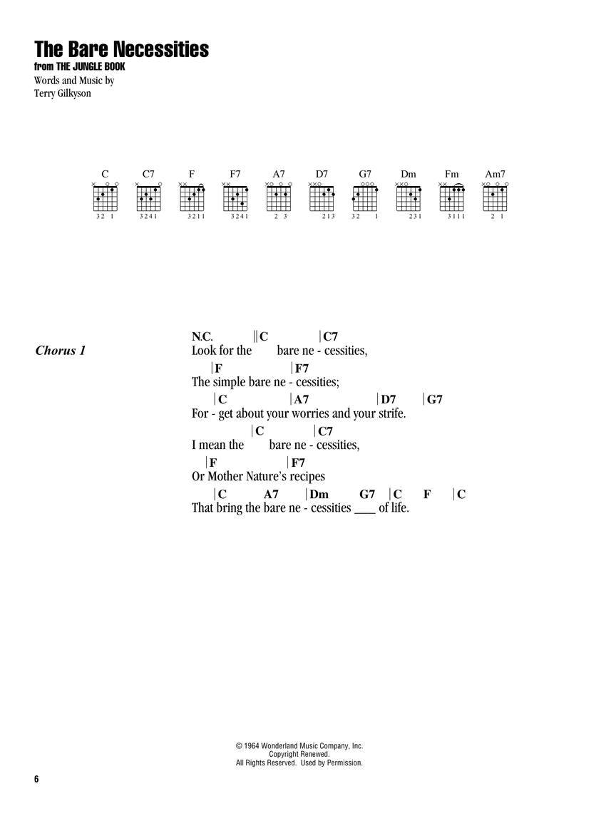 Disney - Strum & Sing Guitar Book (40 Songs)