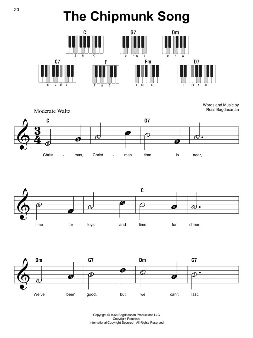 Christmas Songs - Super Easy Piano Songbook