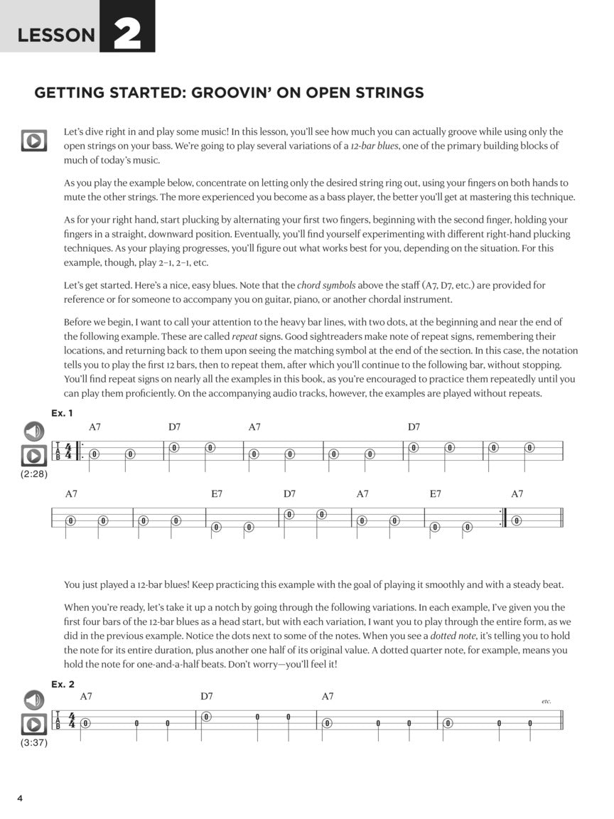 First 15 Lessons - Bass Guitar (Book/Olm)