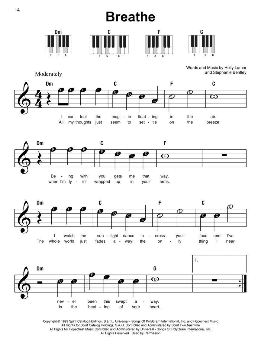 Four Chord Songs - Super Easy Piano Songbook