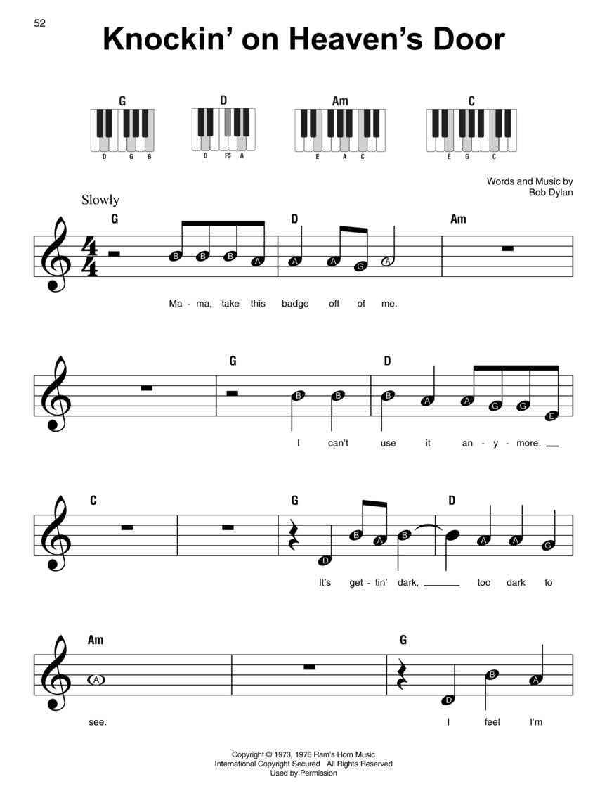 Four Chord Songs - Super Easy Piano Songbook