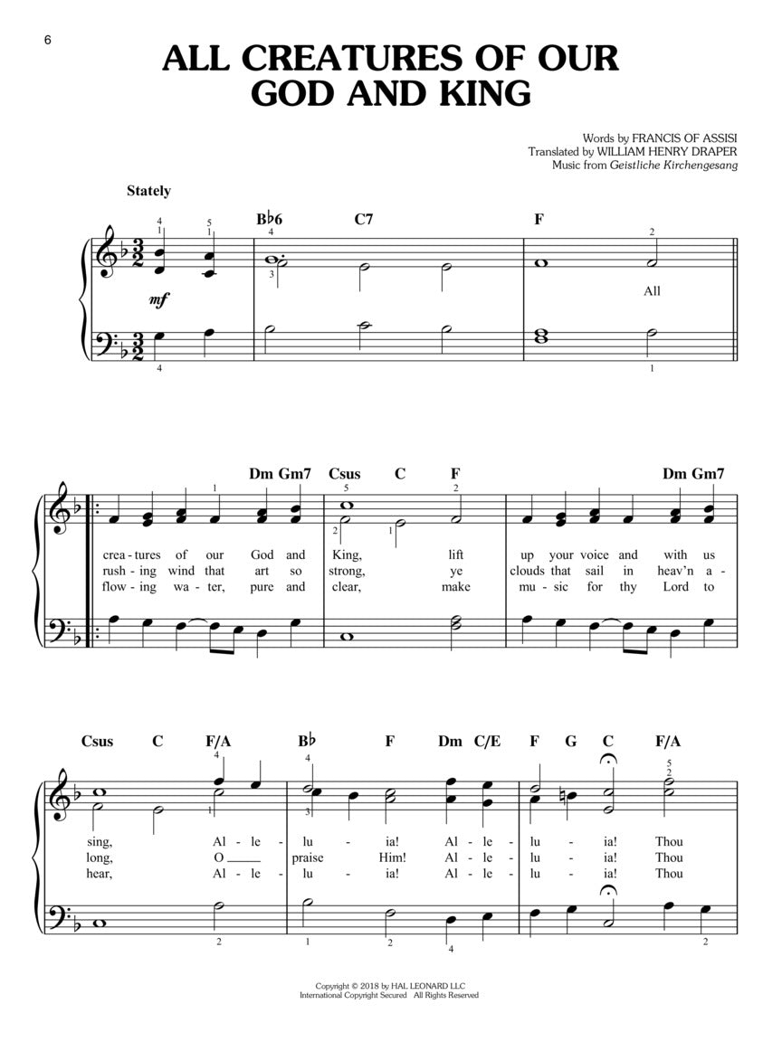 First 50 Hymns You Should Play On Piano