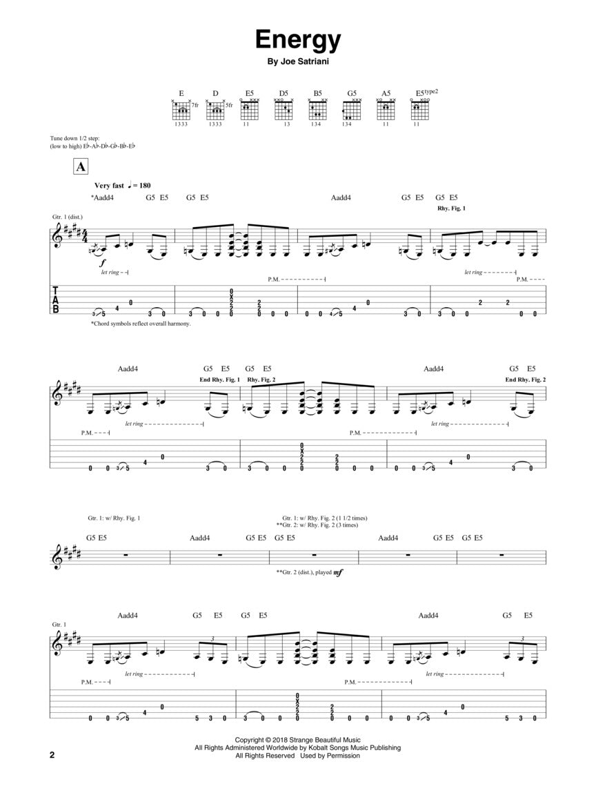 Joe Satriani - What Happens Next Guitar Tab Book