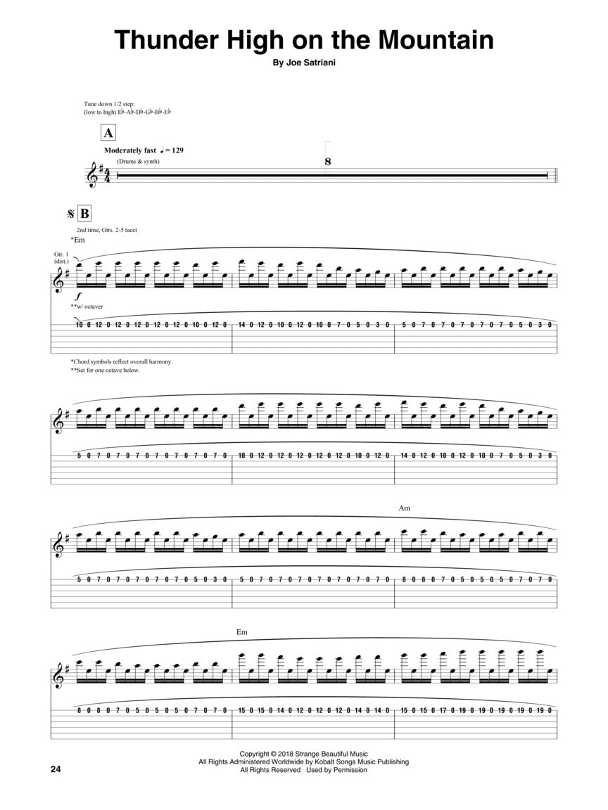 Joe Satriani - What Happens Next Guitar Tab Book