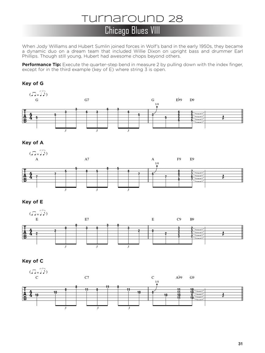 First 50 Blues Turnarounds You Should Play On Guitar Book