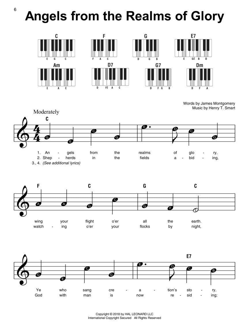 Christmas Carols - Super Easy Piano Songbook (60 Songs)