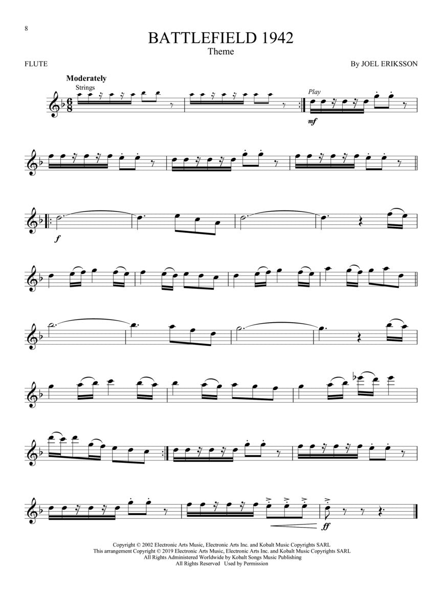 Video Game Music For Flute Play Along Book/Ola