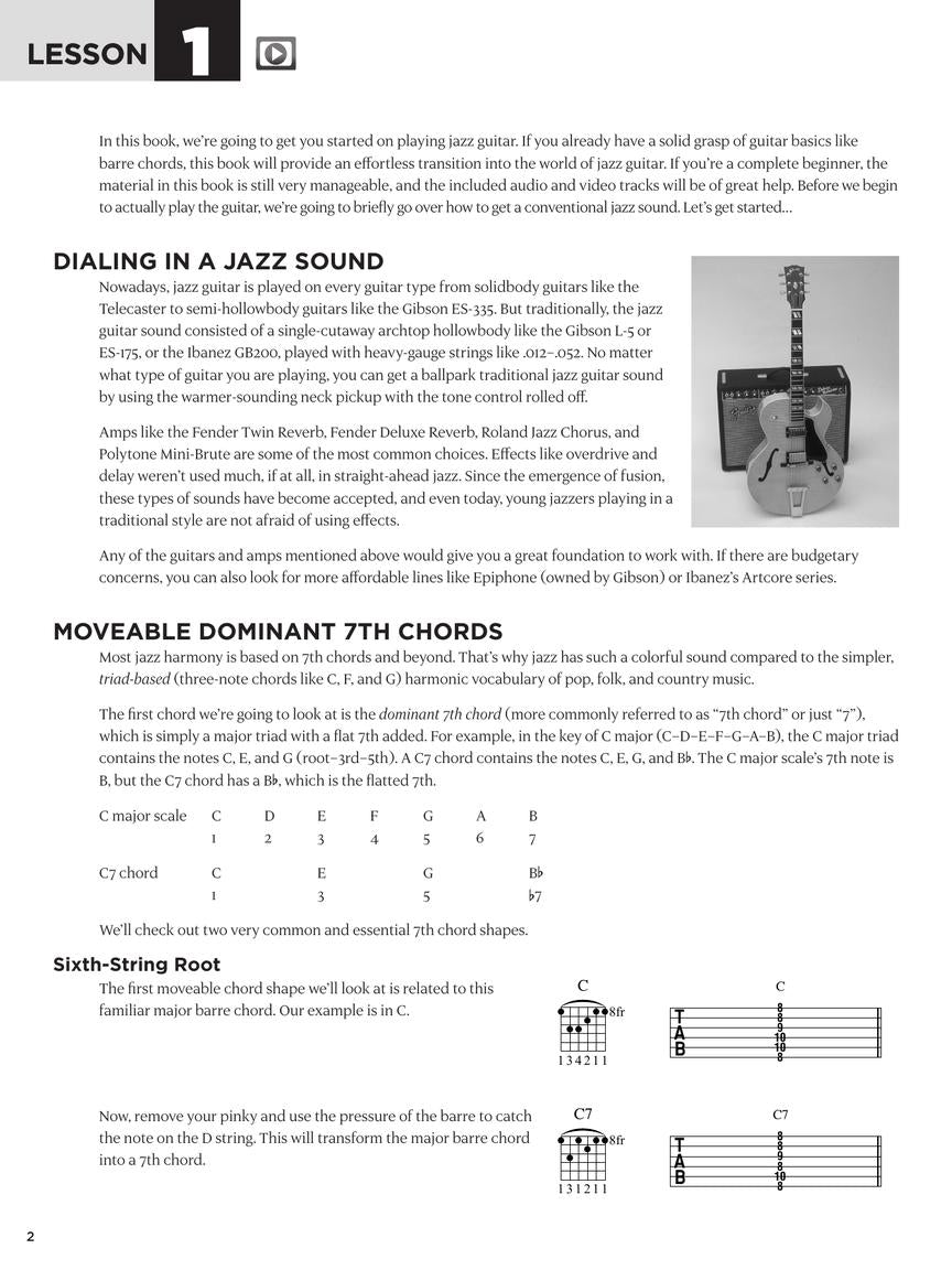 First 15 Lessons - Jazz Guitar (Book/Olm)