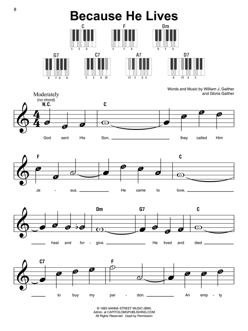 Gospel - Super Easy Piano Songbook