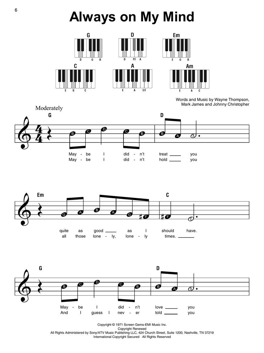 Country - Super Easy Piano Songbook