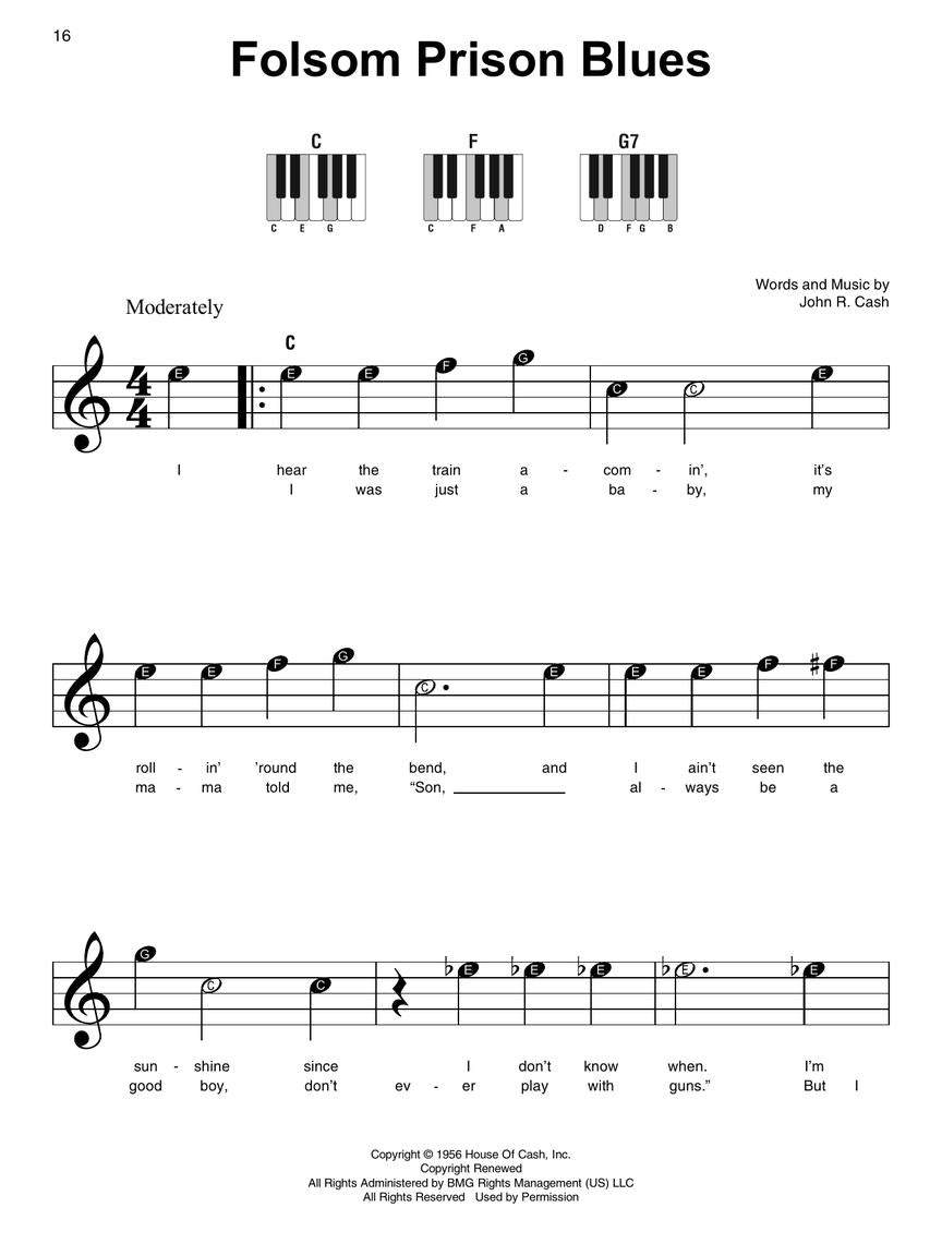 Johnny Cash - Super Easy Piano Songbook