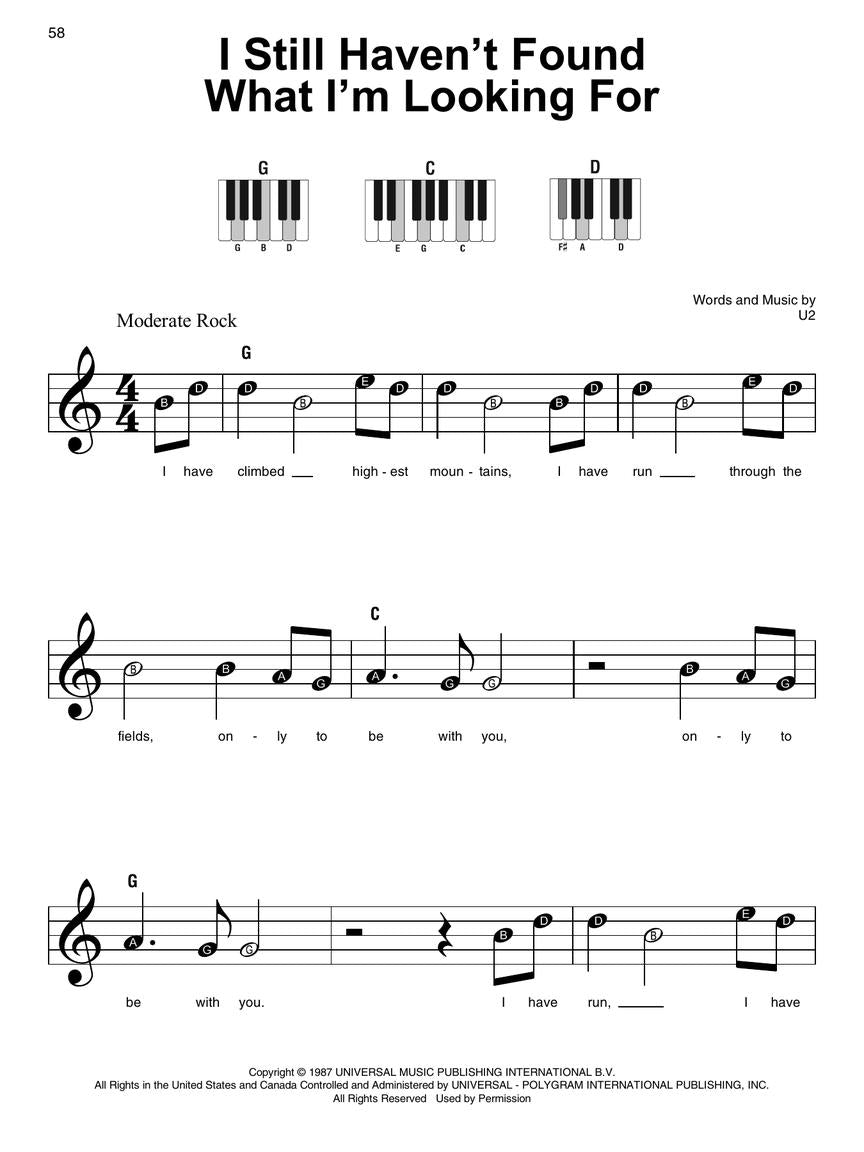 Classic Rock - Super Easy Piano Songbook