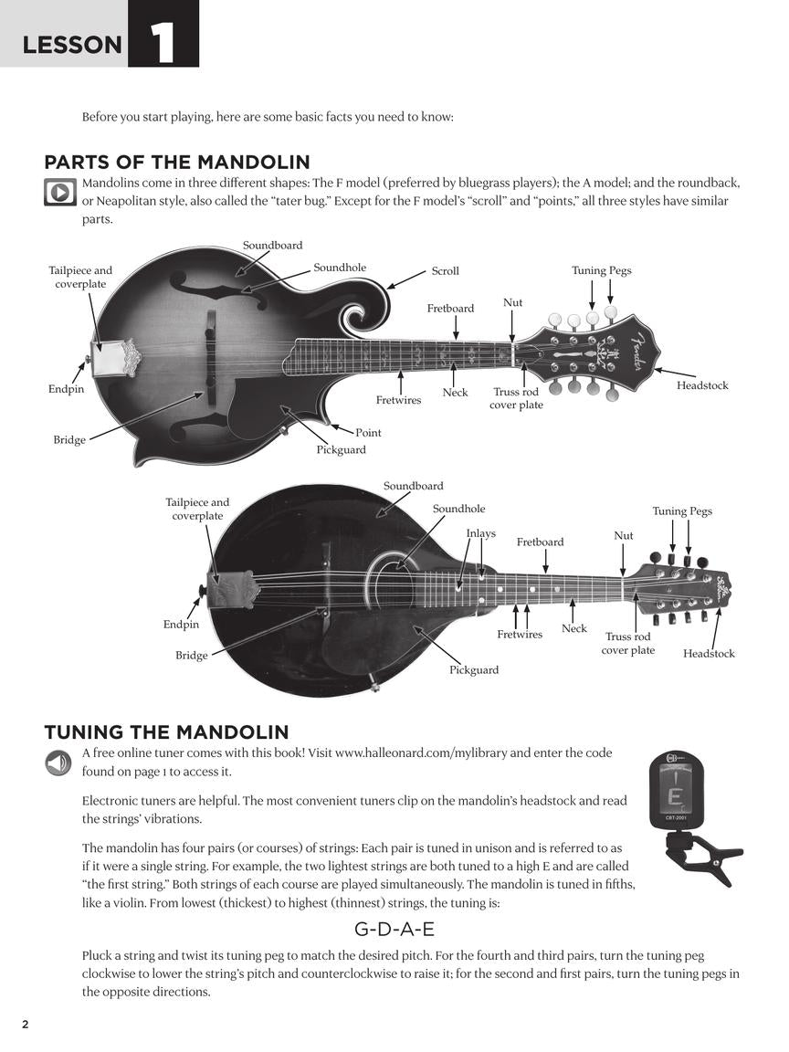 First 15 Lessons - Mandolin (Book/Olm)