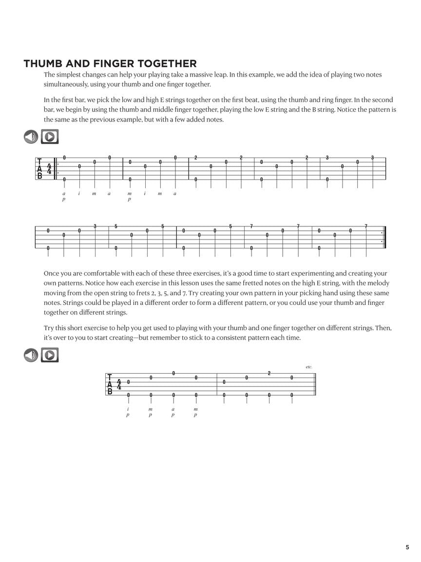 First 15 Lessons - Fingerstyle Guitar (Book/Olm)