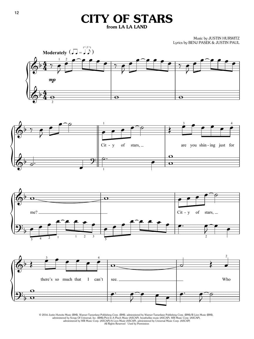 Simple Movie Songs - Easy Piano Book