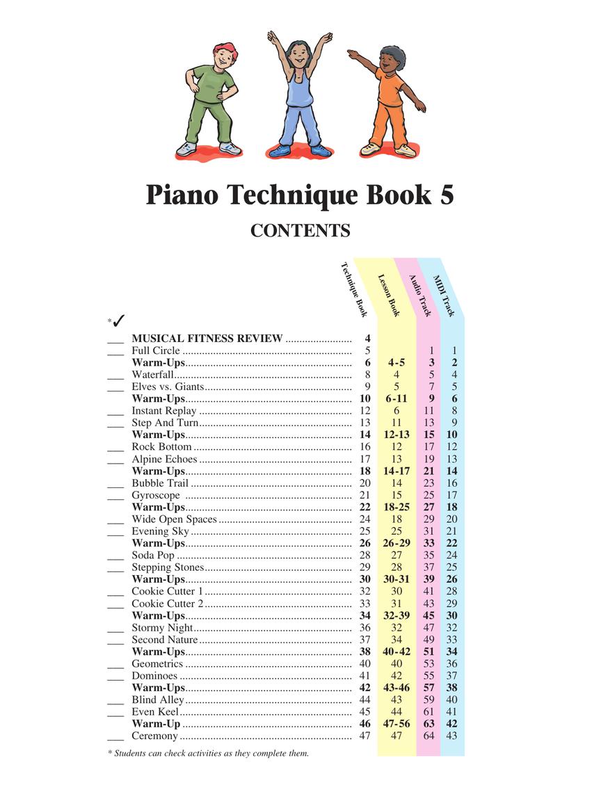 Hal Leonard Student Piano Library - Piano Technique Level 5 Book/Cd