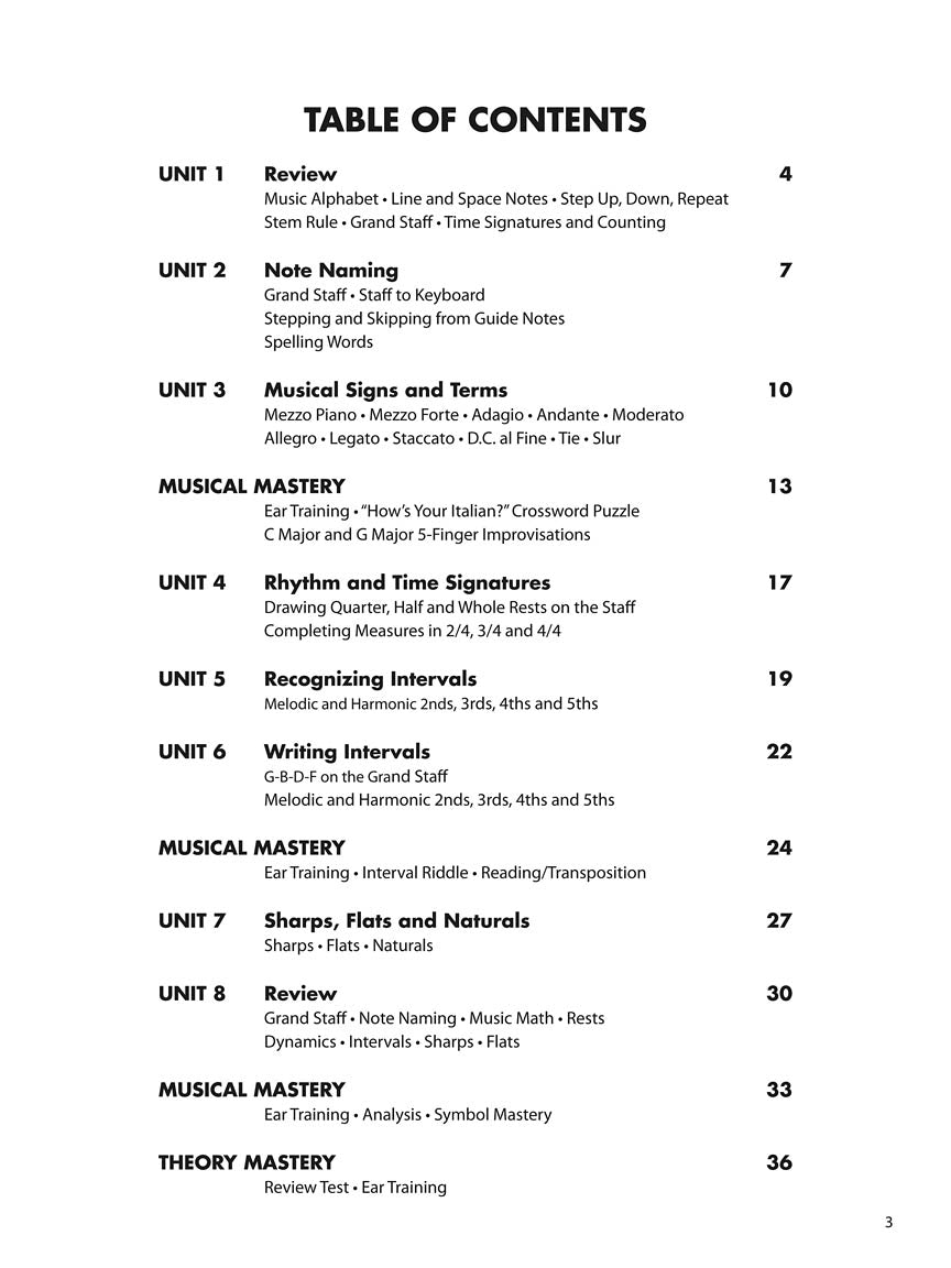 Essential Elements Piano Theory - Level 2 Book