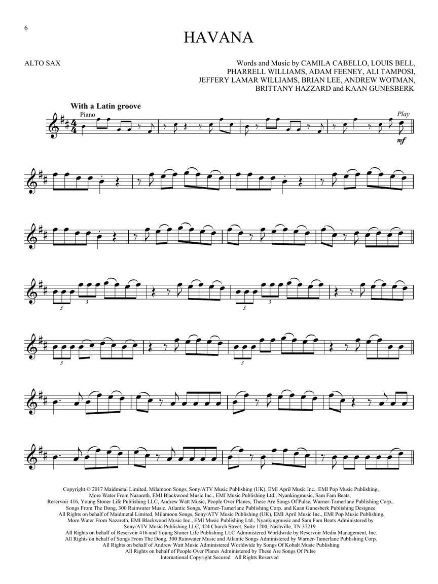 12 Hot Singles For Alto Saxophone Play Along Book/Ola