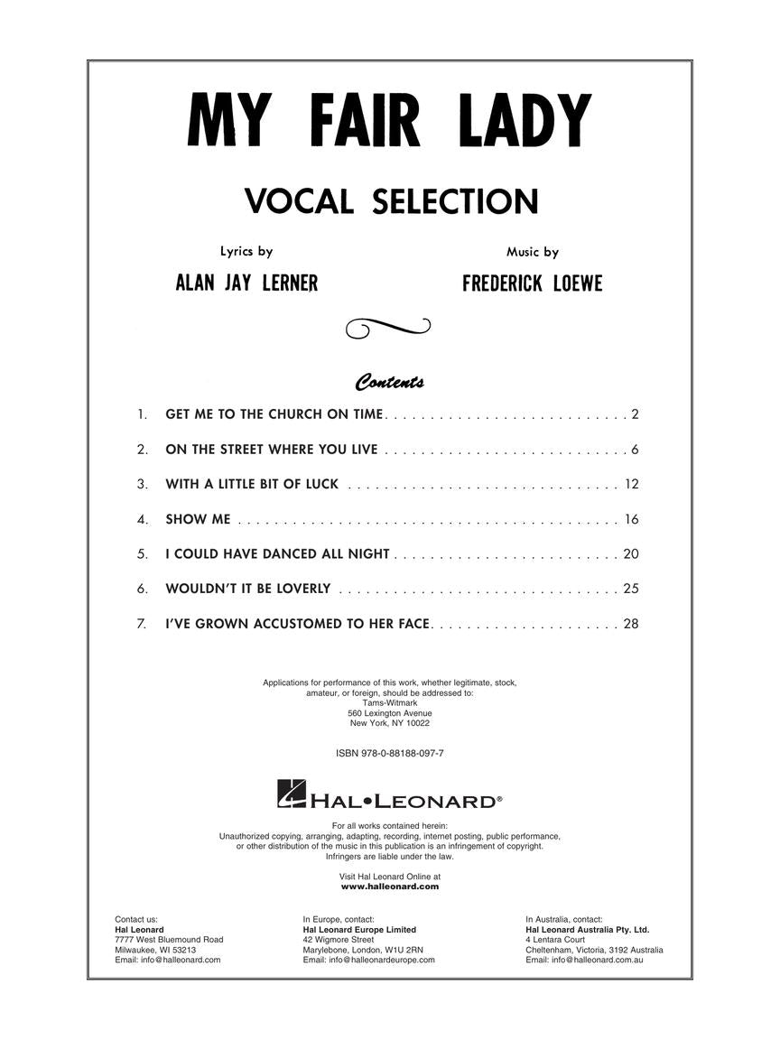 my-fair-lady-vocal-selections-piano-vocal-guitar-songbook-music2u