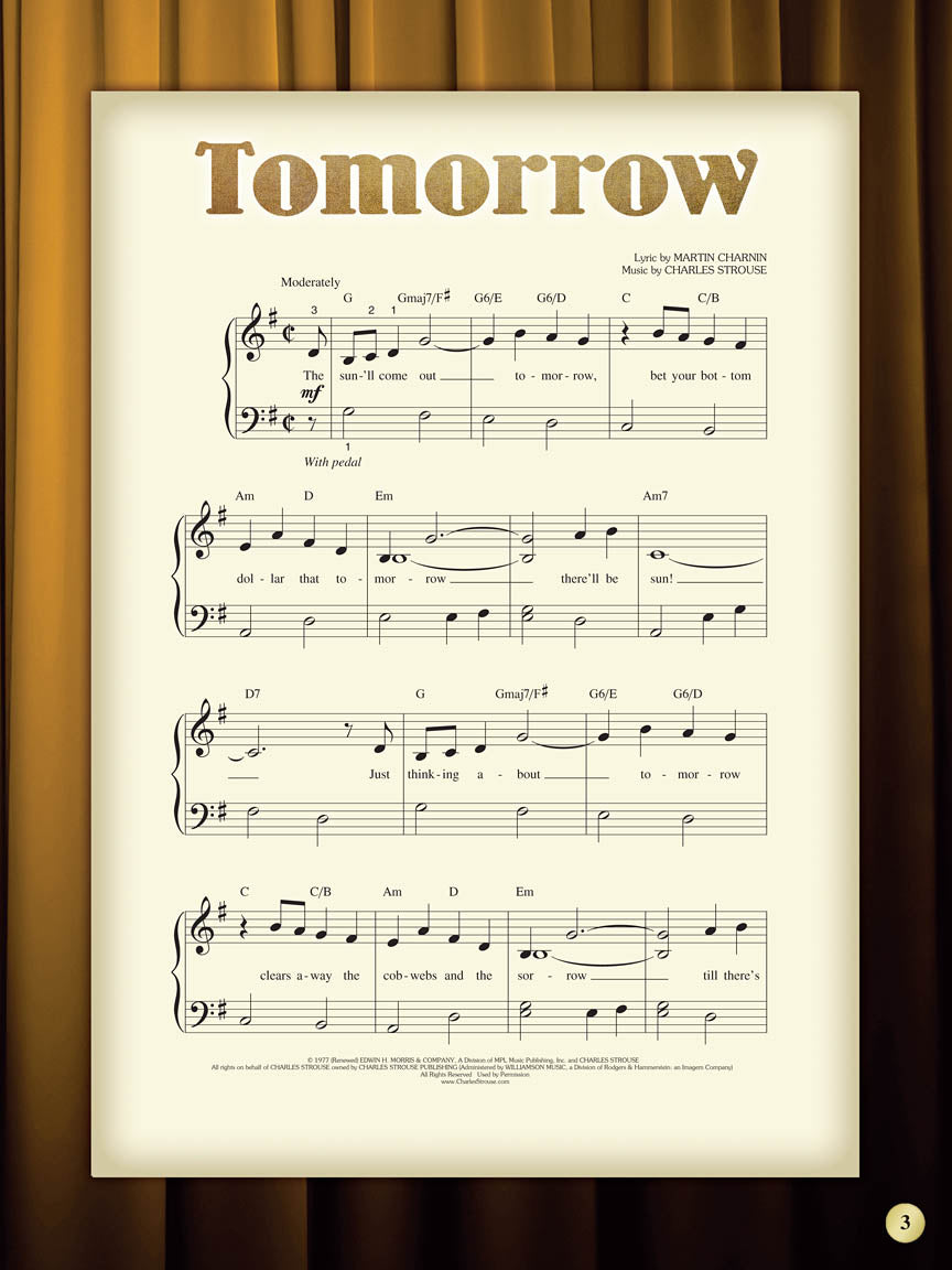 My First Broadway Songbook For Easy Piano & Keyboard