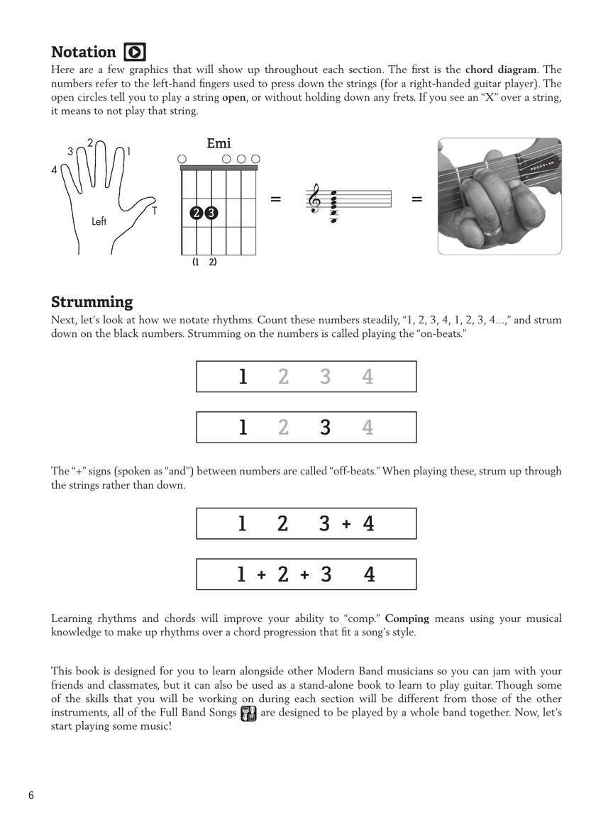 Modern Band Method - Guitar Book 1 (Book/Olm)