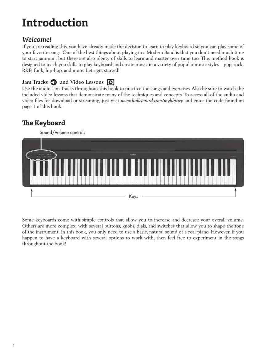 Modern Band Method - Keyboard Book 1 Book/Olm)