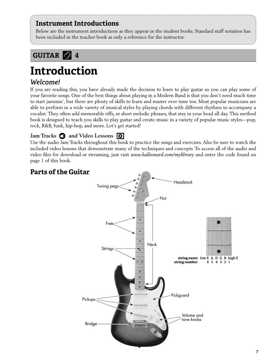 Modern Band Method - Teacher Edition Book 1 (Book/Olm)