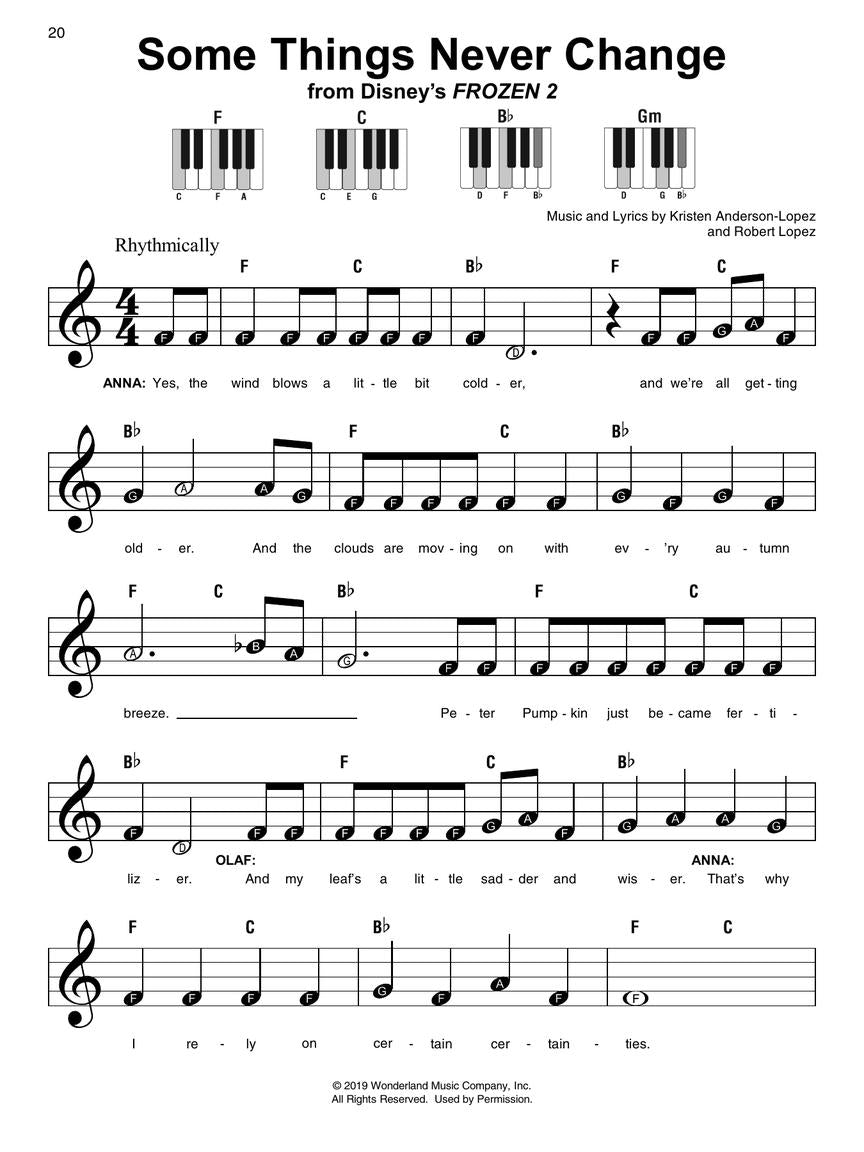 Disney's Frozen Collection - Super Easy Piano Songbook